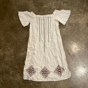 Piper midi embroidered dress